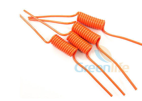 TPU 5CM Panjang Spiral 10CM Tail Polyurethan Coil Kabel